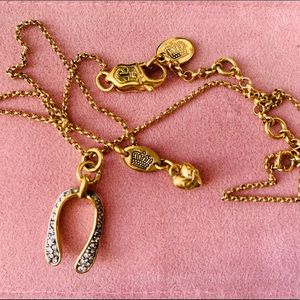 Vintage Juicy Couture Wishbone Necklace